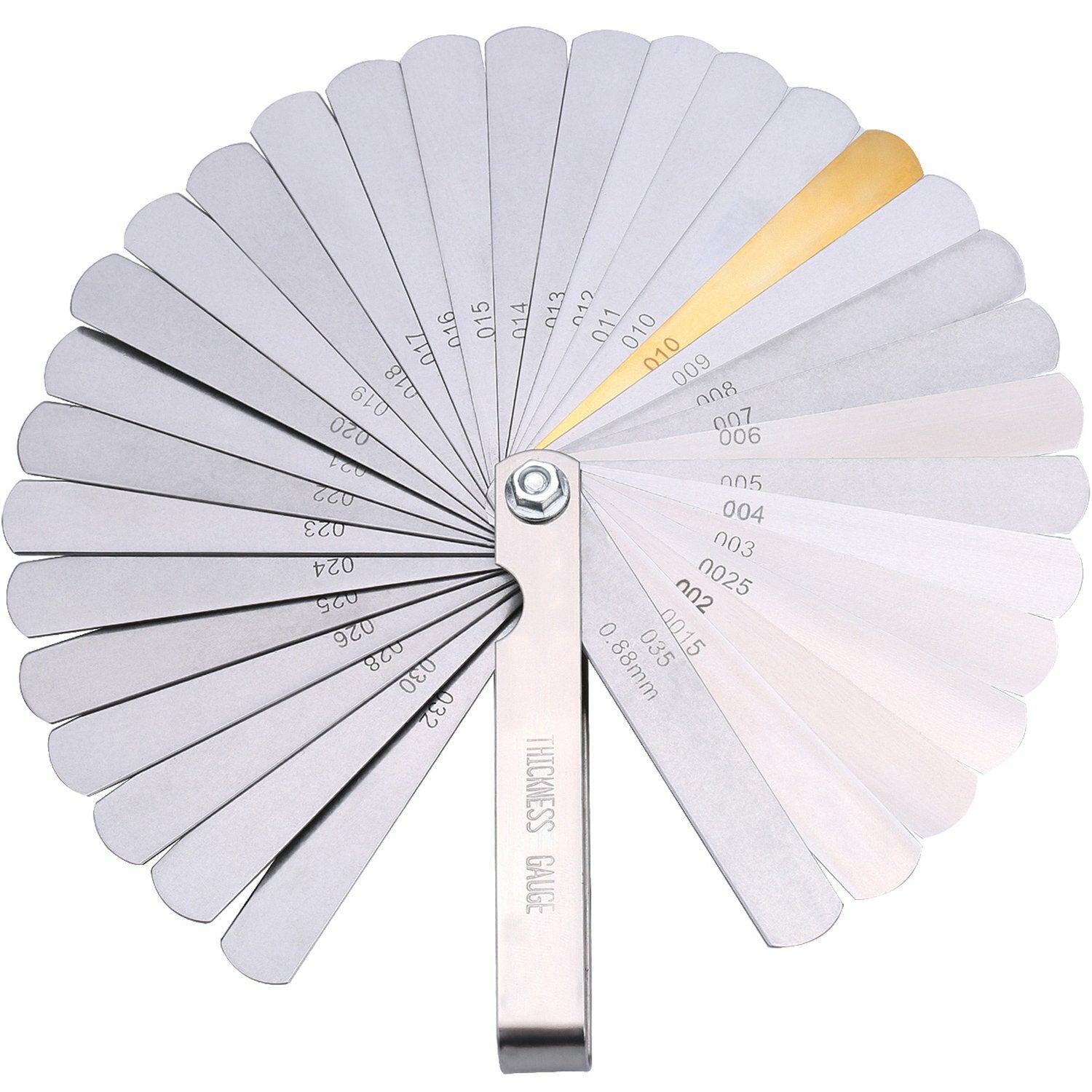 ya 2 7.14 32 Blade Feeler Gauge Dual Reading Combination Feeler Gauge Metric & SAE