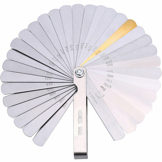 ya 2 7.14 32 Blade Feeler Gauge Dual Reading Combination Feeler Gauge Metric & SAE