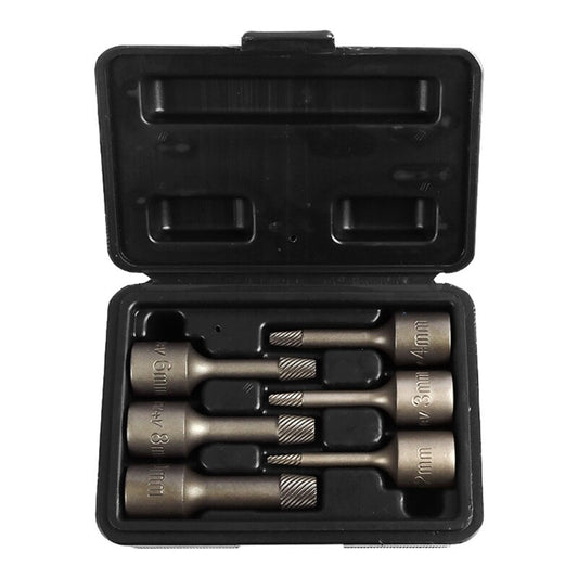 ya 25 6Pcs 3/8 Broken Head Screw Extractor Broken Screw Removal Tool Repair with Case