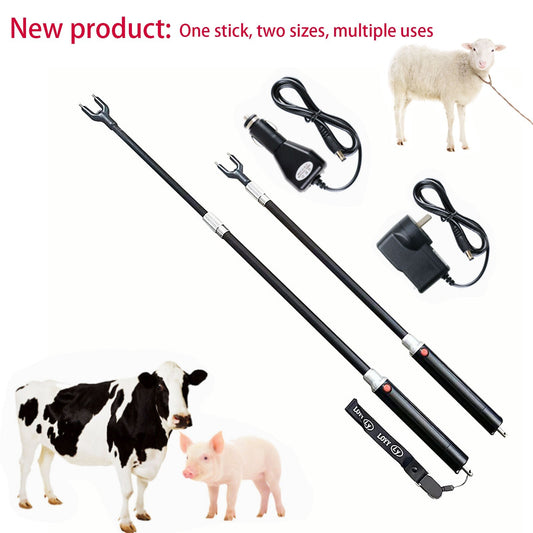 Rechargeable Livestock Products/Retractable Electric Ranch Cattle Prod