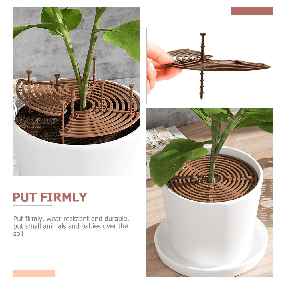 ya 14 2Pcs flower pot hole mesh pad plant grid pot Plant Pot Protor Plant Pot Soil