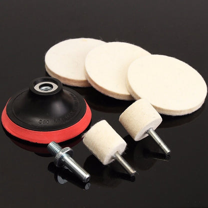 ya 5 8.7 1 Set Glass Scrach Remover & 8 OZ Cerium Oxide Powder Polishing Kits Universal