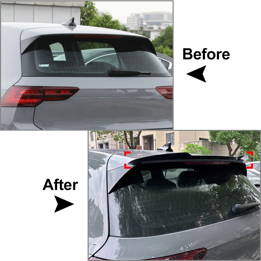 ya 3 6.25.3 Rear Roof Spoiler Wing for VW for Golf 8 MK8 R GTD 2020-2022