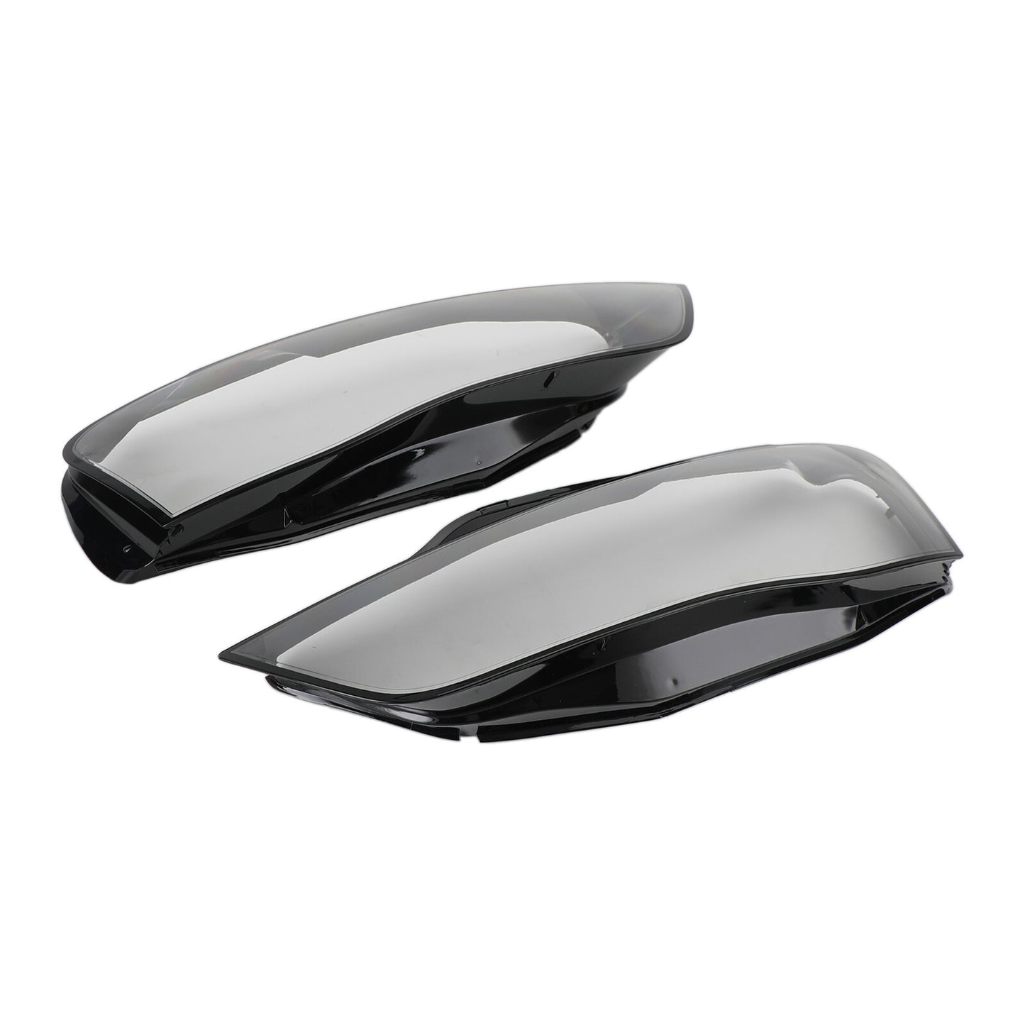ya 1 8.5.3 Left +Right Headlight Lens Plastic Cover Shell for Audi A4 B8 Facelift 12-16