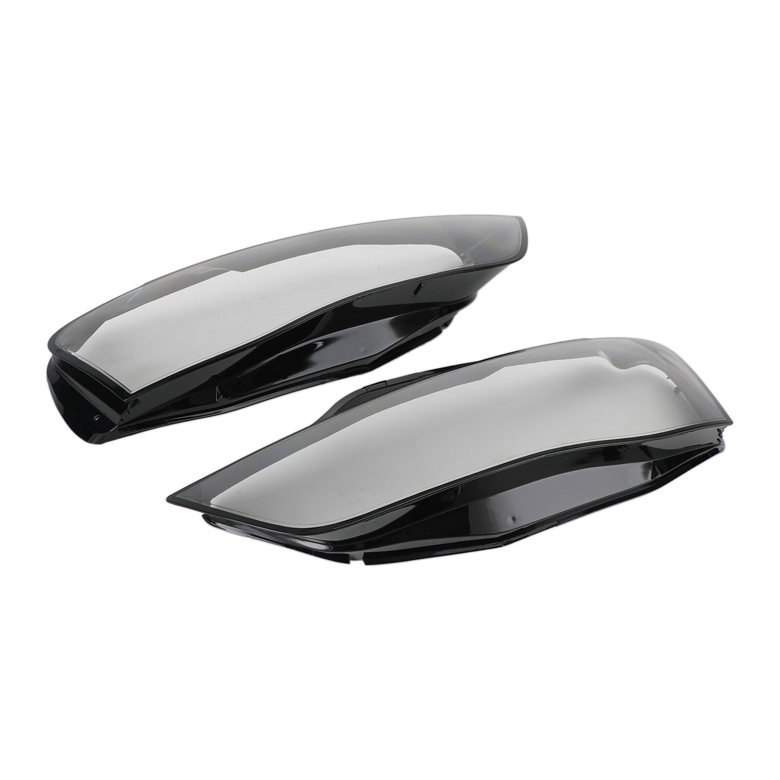 ya 1 8.5.3 Left +Right Headlight Lens Plastic Cover Shell for Audi A4 B8 Facelift 12-16