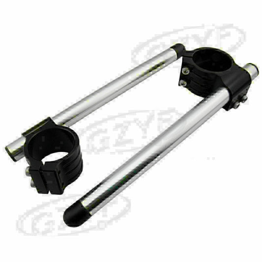 ya 2 6.26 50mm CNC Fork Clip-ons Handle Grip Handlebar Fit for Suzuki GSXR600 750 1000 TL1000R