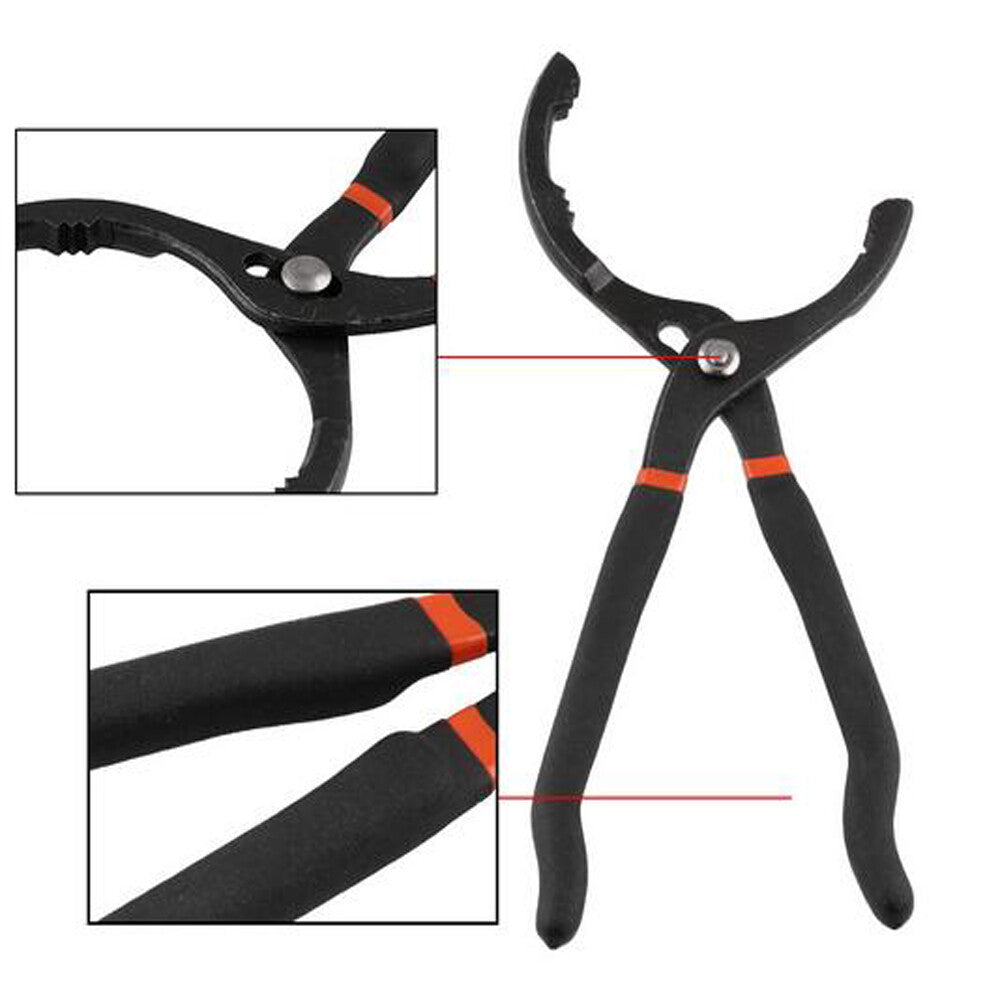 ya 28 Car Clamp Oil Filter Plier Wrench Hand Removal Tool Universal