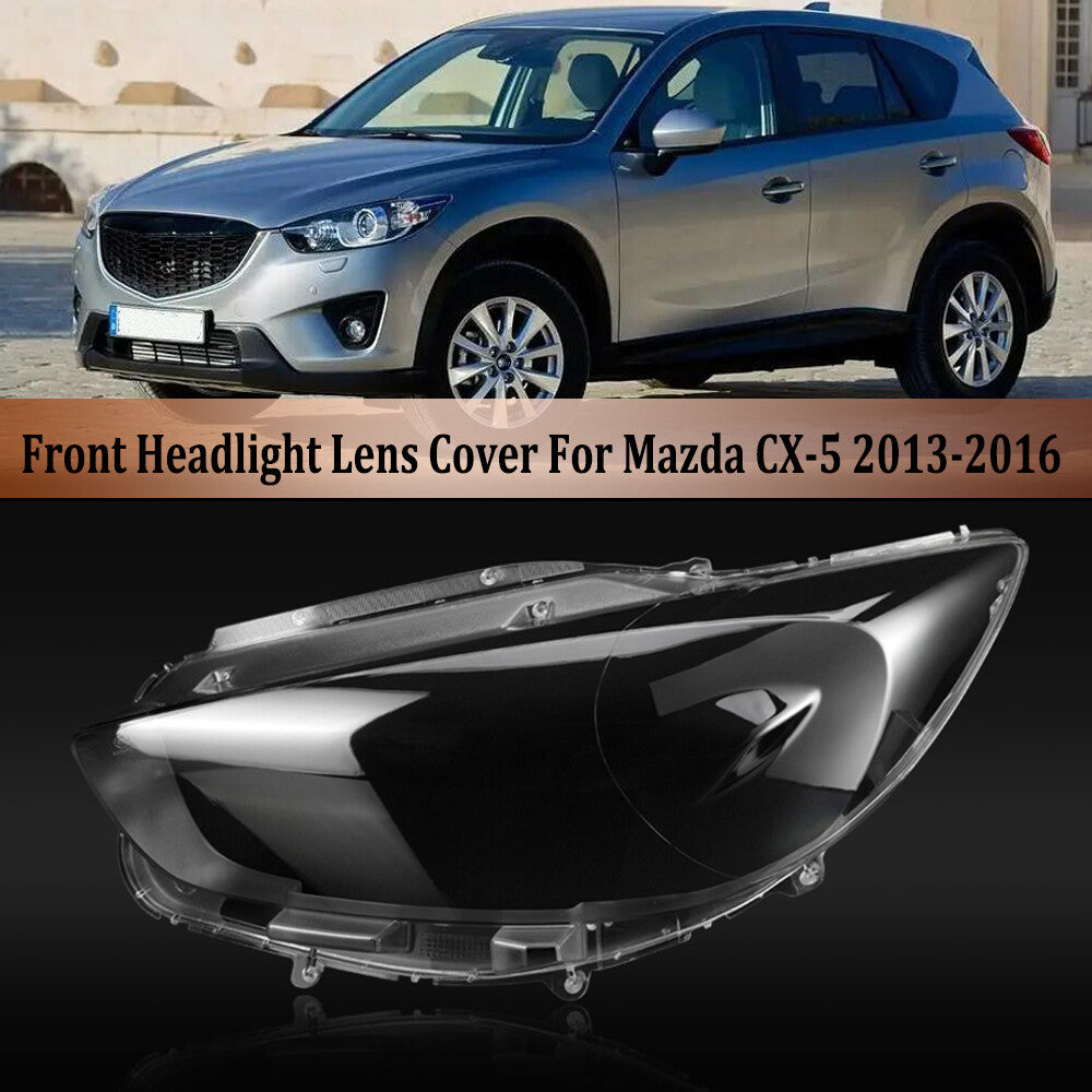 ya 13 5.27.2 Left Clear Front Headlight Lens Cover Headlamp Shade for Mazda CX5 CX-5 2013-15