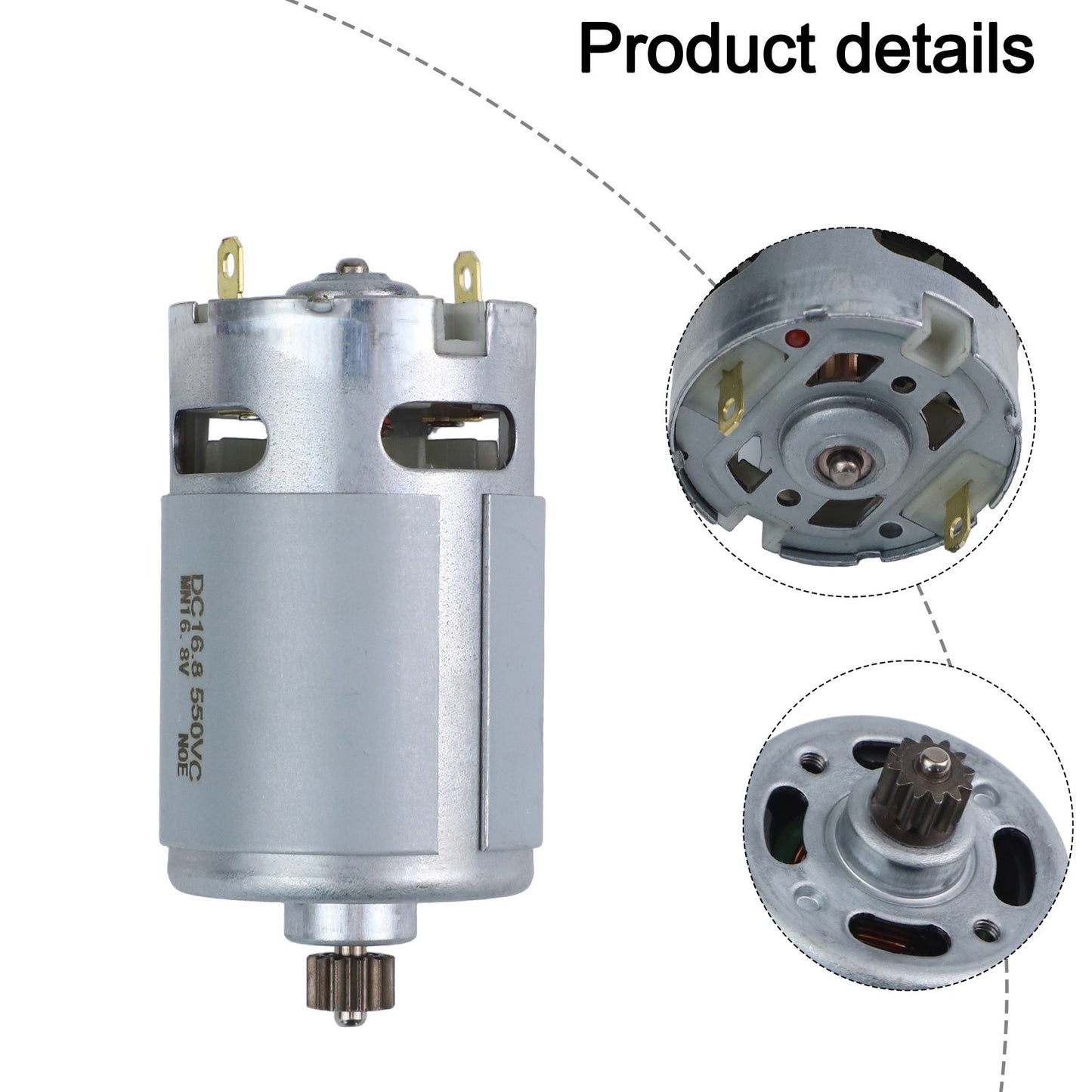 ya 25 RS550 16.8V DC Motor, Equipped With A Two-Speed 12 Teeth Gear Box For Enhanced