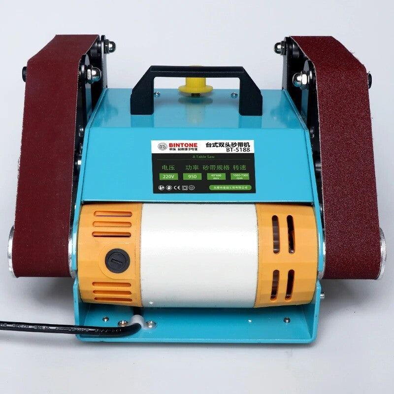 ya 17 Double Shaft Belt Machine Multifunctio l Sanding Machine Desktop Woodworking