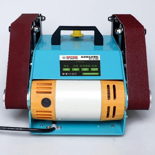 ya 17 Double Shaft Belt Machine Multifunctio l Sanding Machine Desktop Woodworking