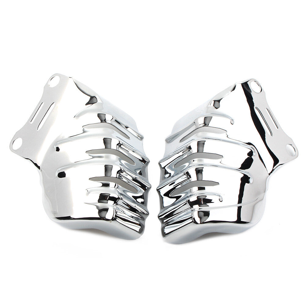 ya 4 6.17.2 Steel Front Brake Caliper Covers Fit for Harley Touring Road Glide Ultra FLTRU