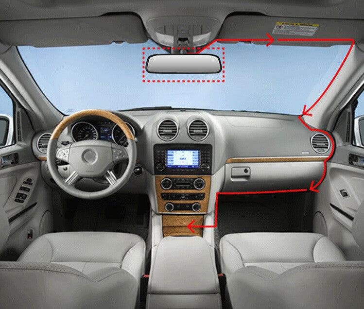 ya 5 8.7 4.3 TFT LCD Monitor Car Rear View System Backup Reverse Camera Night
