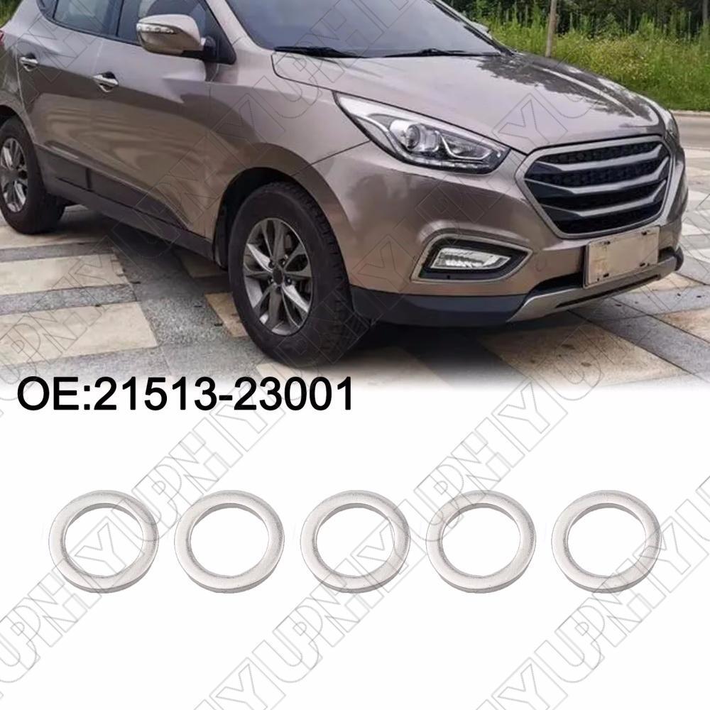 ya 5 8.7 5Pcs Engine Oil Drain Plug Gaskets 21513-23001 for Hyundai Accent for Kia Optima Rio