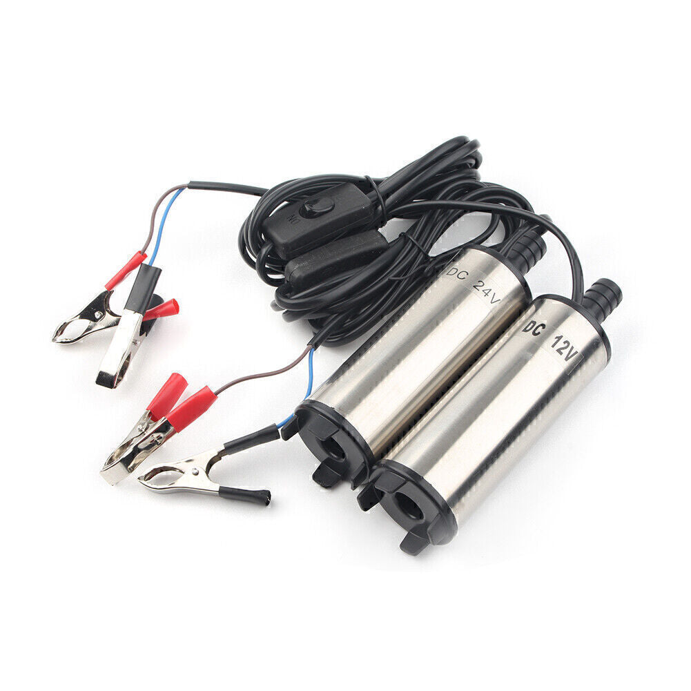 ya 9 6.4 12V/24V submersible pump 51mm water oil diesel fuel delivery refueling 33L/min