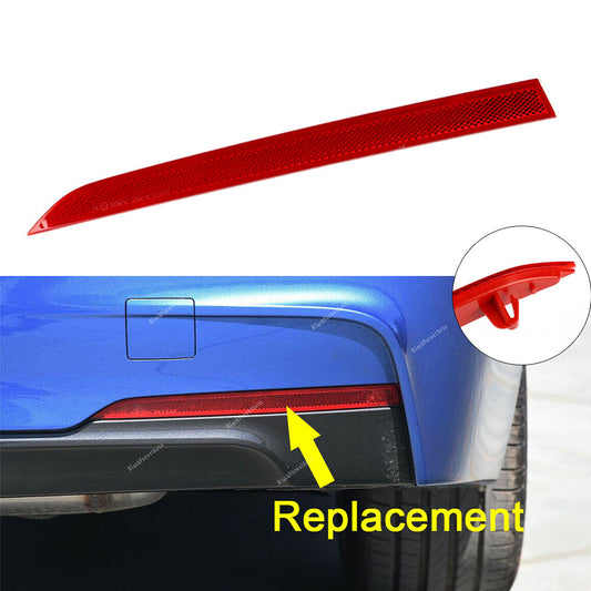 ya 27 6.18.2 for BMW 3-Series F30 F31 M Sport 328i 335i Rear Right Side Red Bumper Reflector