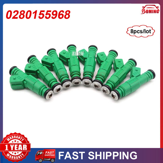 ya 1 7.2 0280155968 8Pcs For GM for Ford TBI LT1 LS1 LS6 V8 440cc EV1 for Chevy Fuel Injectors