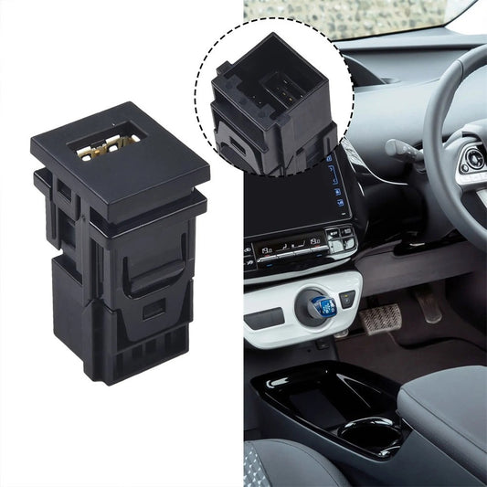 ya 2 6.26 1x Car Auxiliary USB Port Black 86190-12040 for Toyota Prius Rav4 for Sienna 2018-22