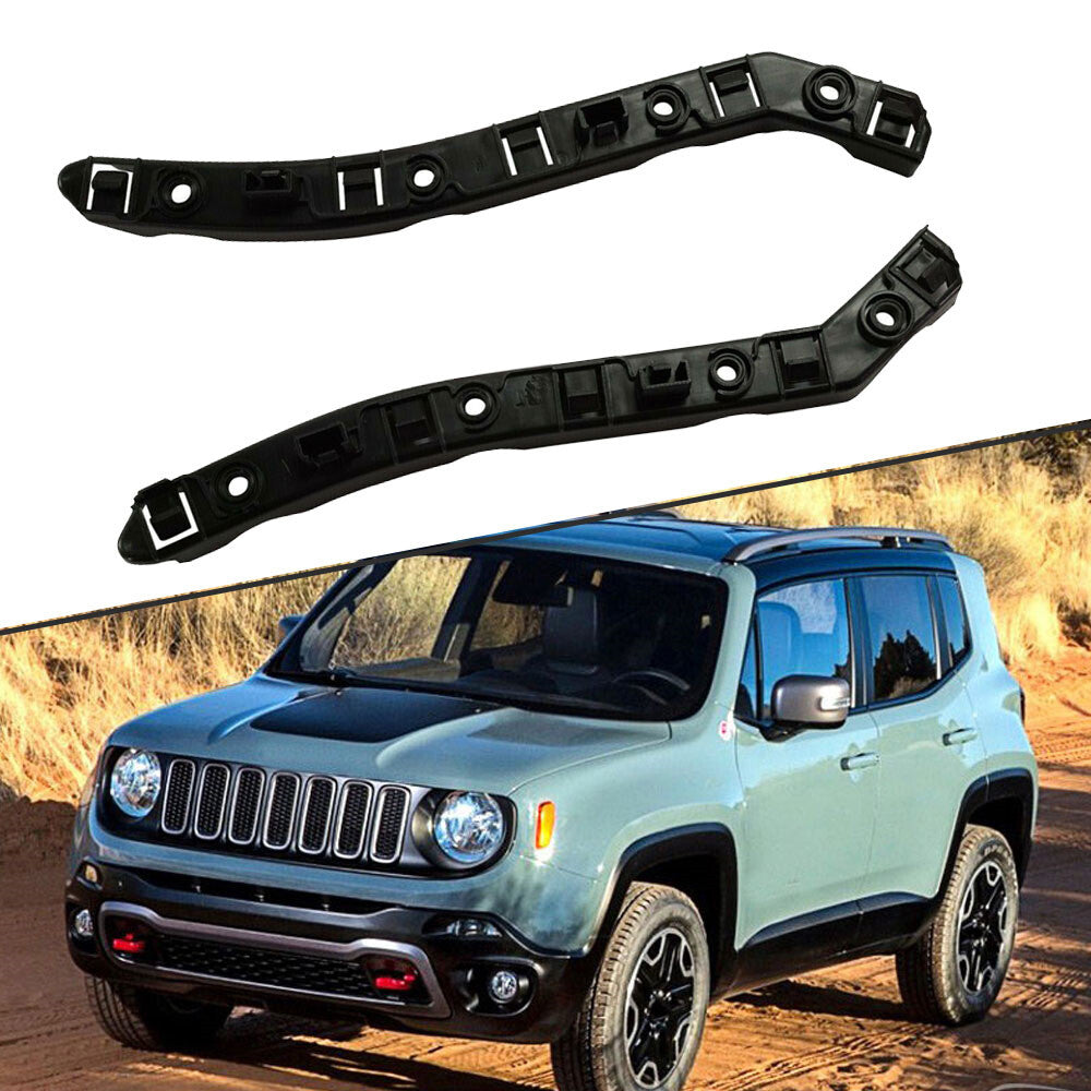 ya 27 6.18.2 2Pcs Front Bumper Brackets Left & Right for Jeep Renegade 68247394AA, 68247398AA
