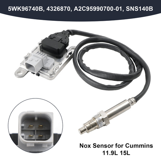 ya 1 8.5.1 NOX Nitrogen Oxide Sensor Inlet 4326870 For 11.9L 15L ISX15 2013-2018 #1