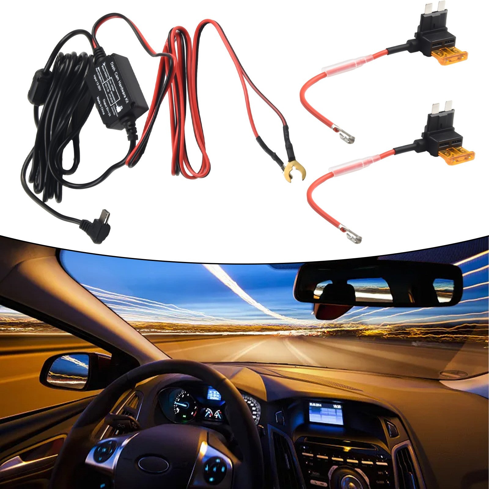 ya 2 7.15 Nextbase-Hardwire/Fuse-Kit for DASH Cam Camera/ Power-Cable Series For