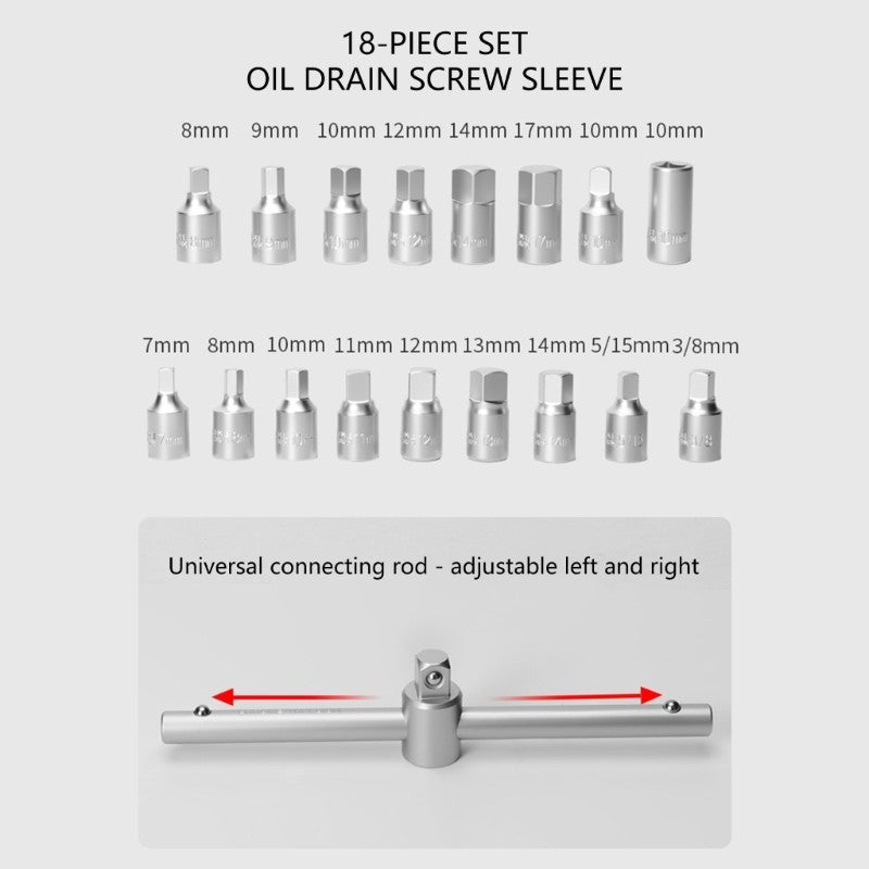 ya 26 Automotive Oil Change Tool Socket Wrench Set For Vehicle Mainte nce Mechanics