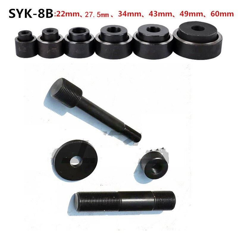 ya 26 22-60mm Hydraulic Hole Punch Die Contain Pull Rod For SYK-8B