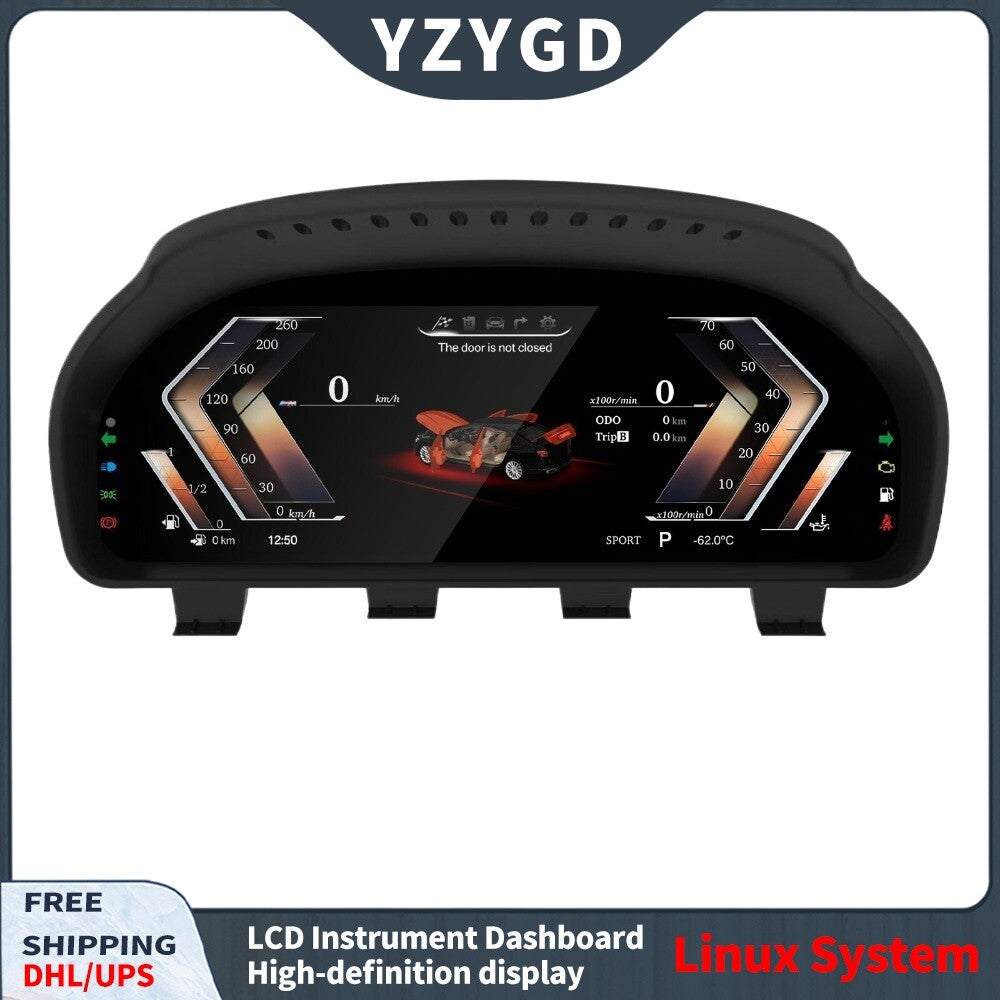 ya 2 6.29 Digital LCD Cluster Instrument Speedometer 12.3 for BMW for X5 F15 X6 F16 2014-2017
