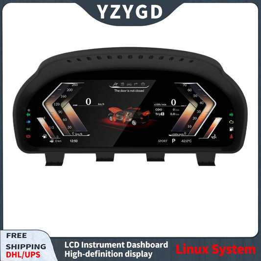 ya 2 6.29 Digital LCD Cluster Instrument Speedometer 12.3 for BMW for X5 F15 X6 F16 2014-2017