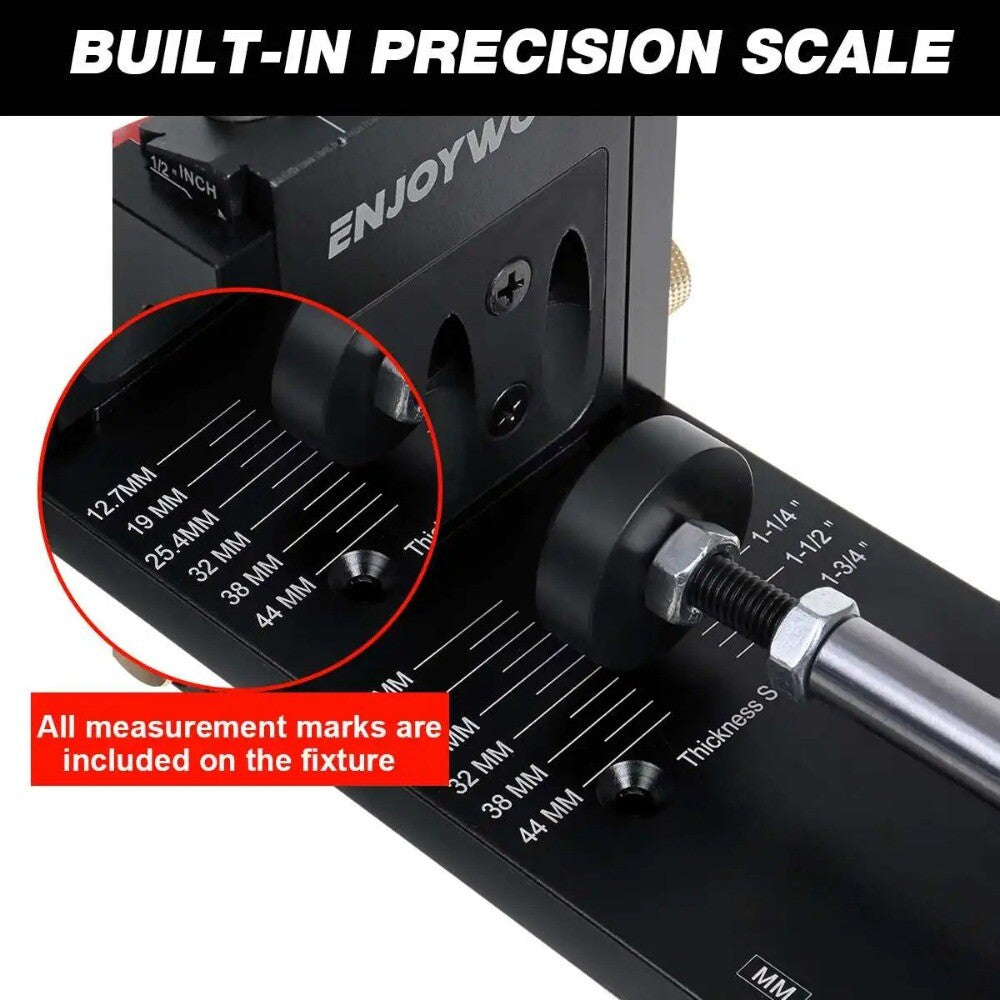 ya 17 Woodworking Inclined Hole Doweling Jig Pocket Hole Jig Kit With 9.5mm Drill Bit