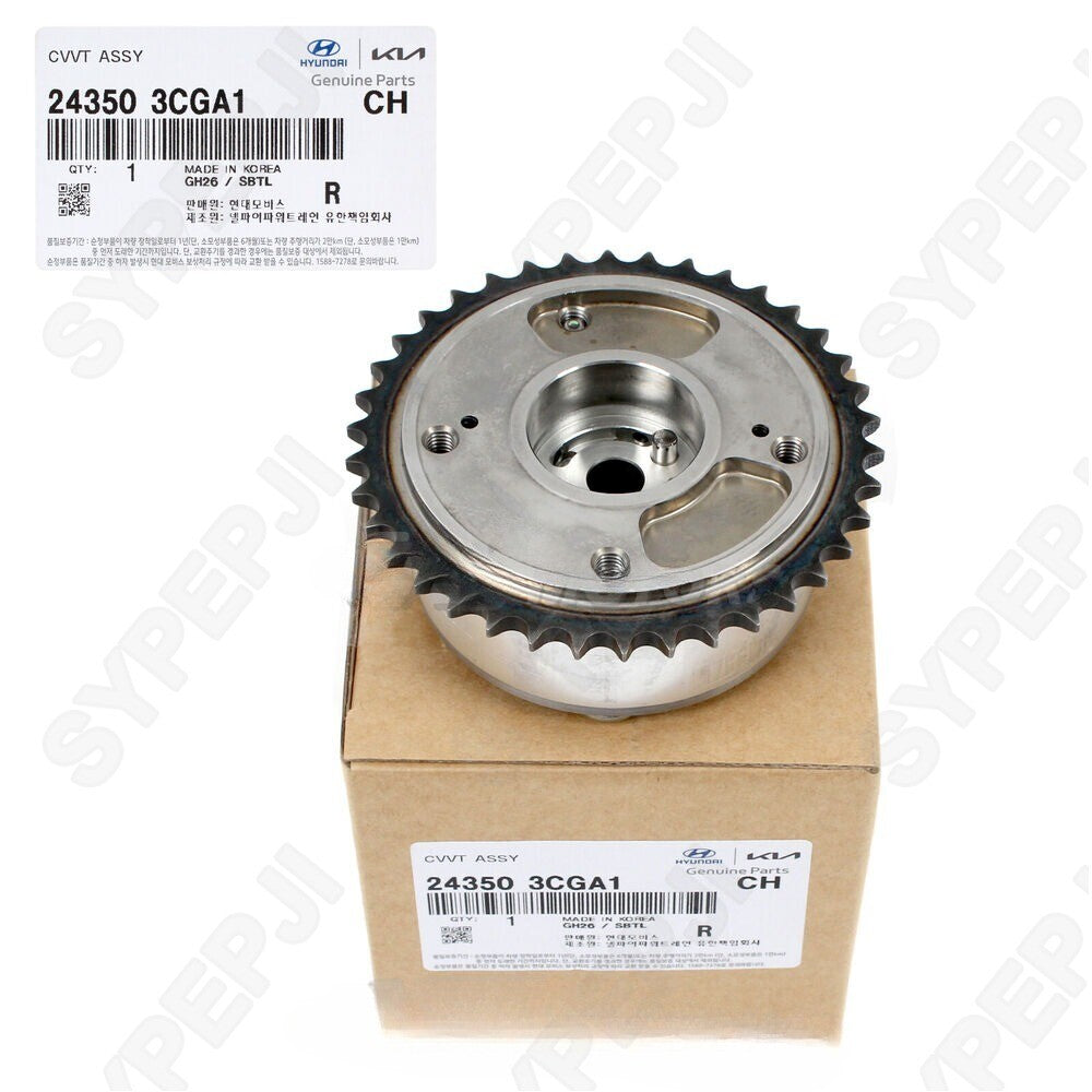 ya 5 6.15 Intake and CVVT Gear 2 Pieces for 14-20 for Genesis for Hyundai for Kia V6 243503CGA1 New
