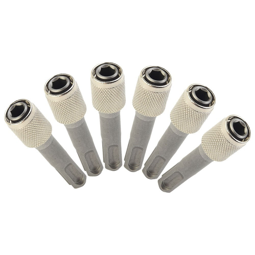 ya 14 Metal Socket Adapter Pack 6PCS for SDS to Hex Shank Tool Compatibility