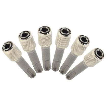 ya 14 Metal Socket Adapter Pack 6PCS for SDS to Hex Shank Tool Compatibility