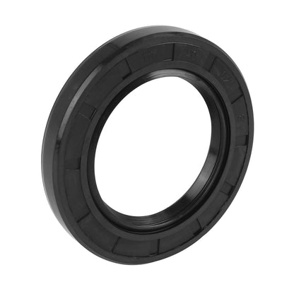 ya 5 8.7 40mm x 62mm x 8mm Black Rubber Cover Double Lip TC Oil Shaft Seal