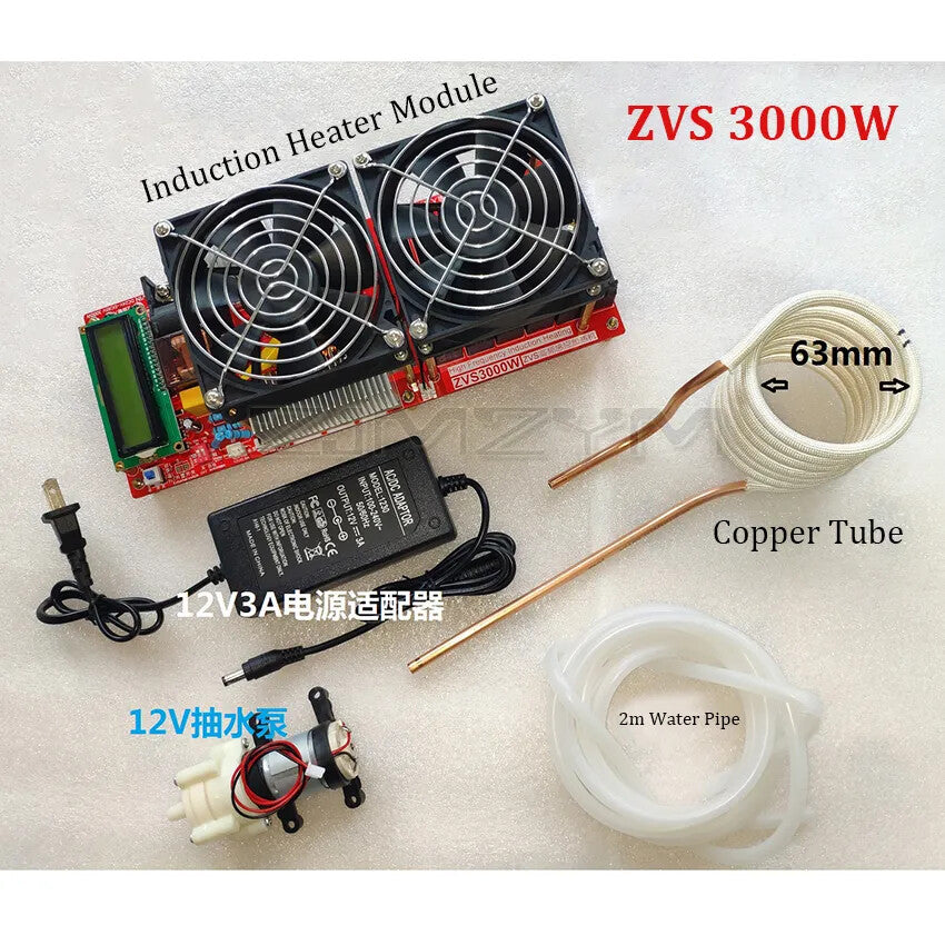 ya 26 Induction Heater Module Flyback Driver Heater + Coil +pump +Power Adapter 3000W