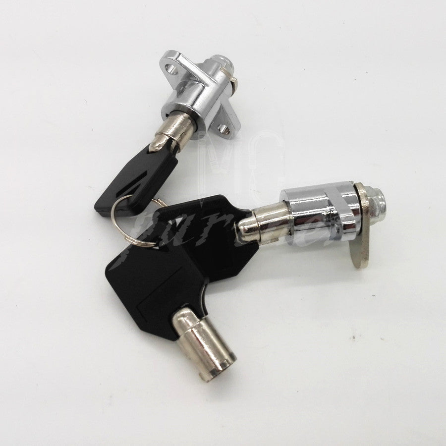 ya 12 5.21 Preminum Hard Black Saddle Bags Lock & Keys Set for Harley Road Glide King
