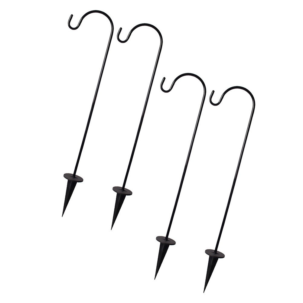 ya 14 4 Pcs outside Shepherds Hook Indoor Hanging Plant Stand Garden Crook Hooks