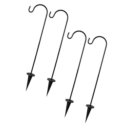 ya 14 4 Pcs outside Shepherds Hook Indoor Hanging Plant Stand Garden Crook Hooks