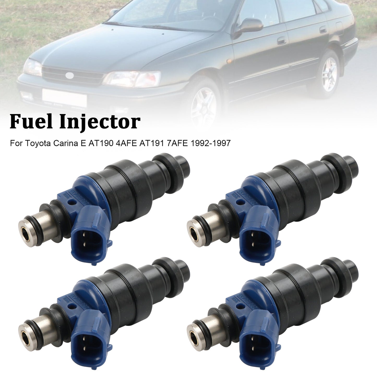 ya 1 8.12 baidi 4PCS Fuel Injector 23250-02030 for Carina 1992-1997 23209-02030