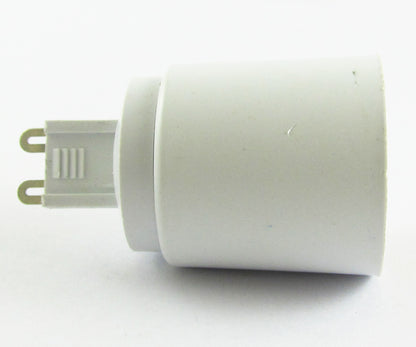 ya 14 50pcs G9 Male to E27 Female Socket Base LED Halogen CFL Light Bulb Lamp Adapter