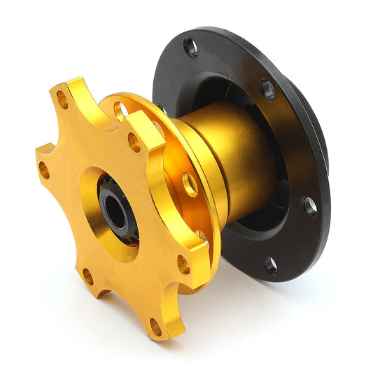 ya 8 5.27 Sports steering wheel quick release buckle Boss kit hub adapter gold universal 