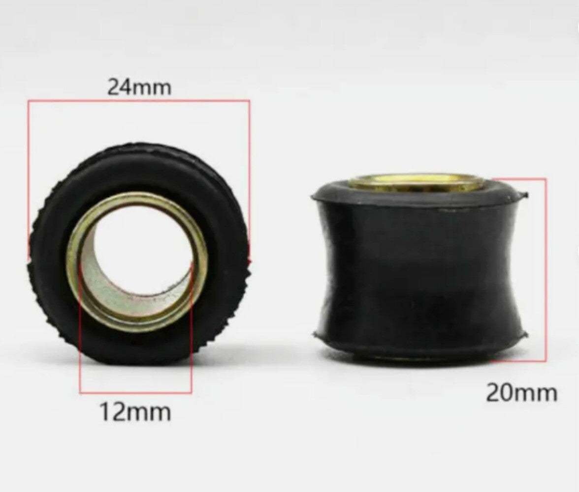 ya 5 8.7 4pcs Motorcycle Rear Shock Absorber Rubber bushes Bike Spare Part 12mm