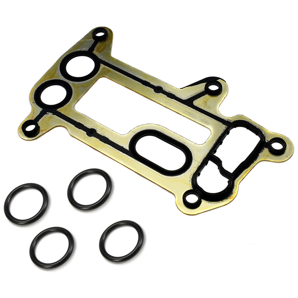 ya 5 8.7 For BWM 1-Ser E81 E87 E88 E82 Rubber Oil Filter Housing Gasket & O Ring Seal Kit