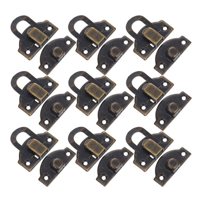 ya 14 20PCS hasp Locking Hasp Box Clasp Jewel Box Latches Wood Box Clasp Wooden