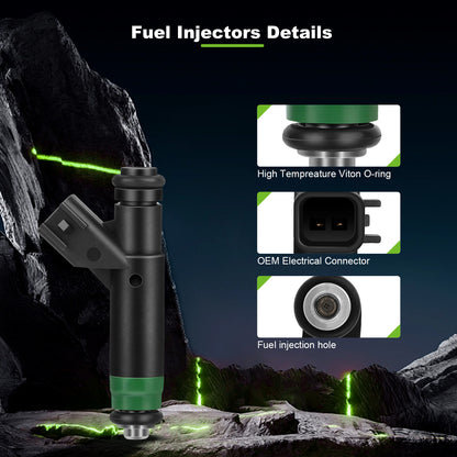 ya 1 8.12 baidi 8x Fuel Injectors for Dodge Durango Dakota for Dodge for Ram 1500 Pickup 2004-2007 4.7L