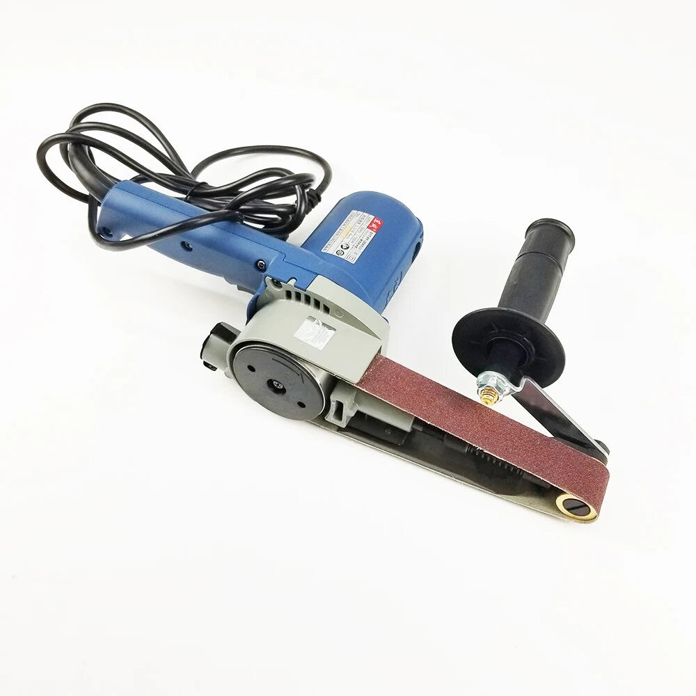 ya 17 220V Electric Belt Sander 30x533MM Belt Polishing Sanding Machine Variable 550W