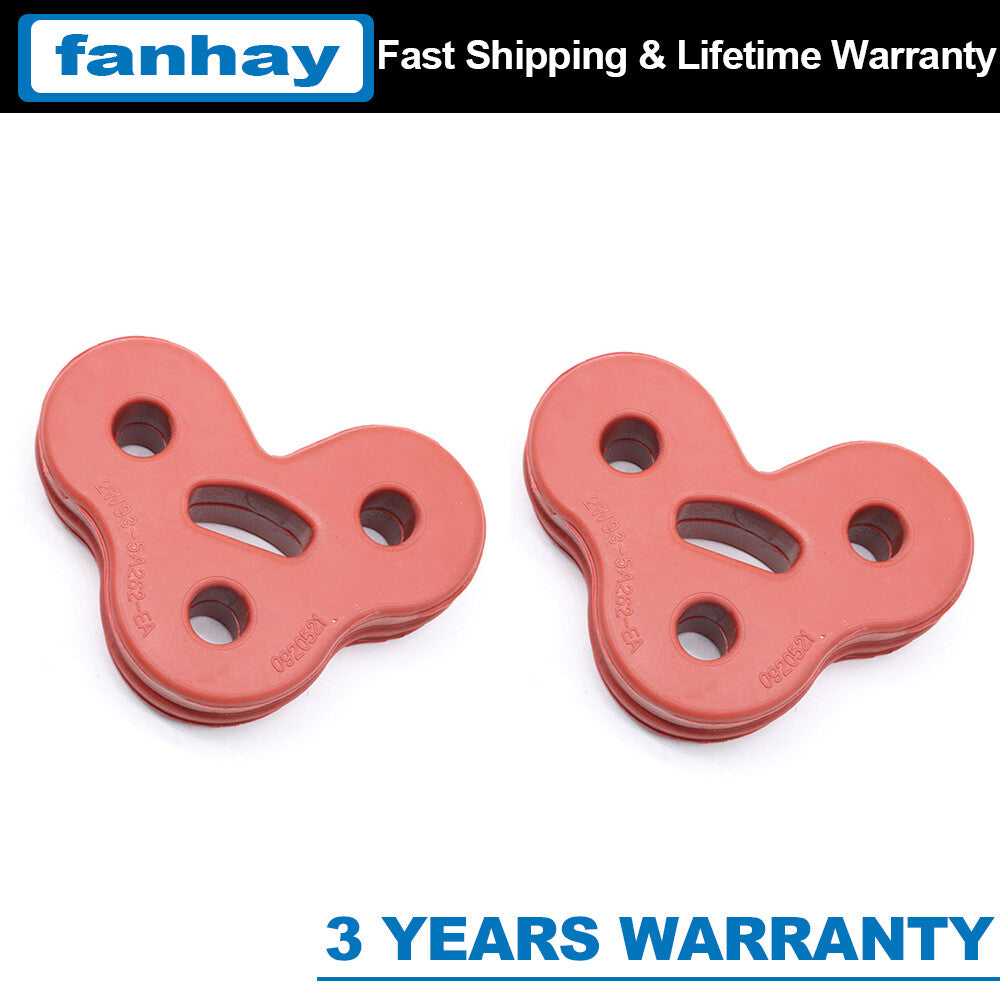 ya 1 6.30 2PC C2C32948 For 2010-19 for Jaguar XJ XJL XJR Rear Muffler Insulator Hanger