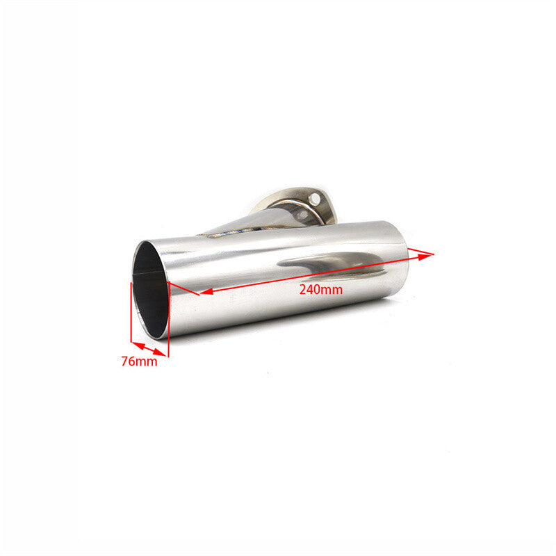 ya 4 6.17.2 3 inch Stainless Steel Dump Y Pipe with Seal and Flange Gasket