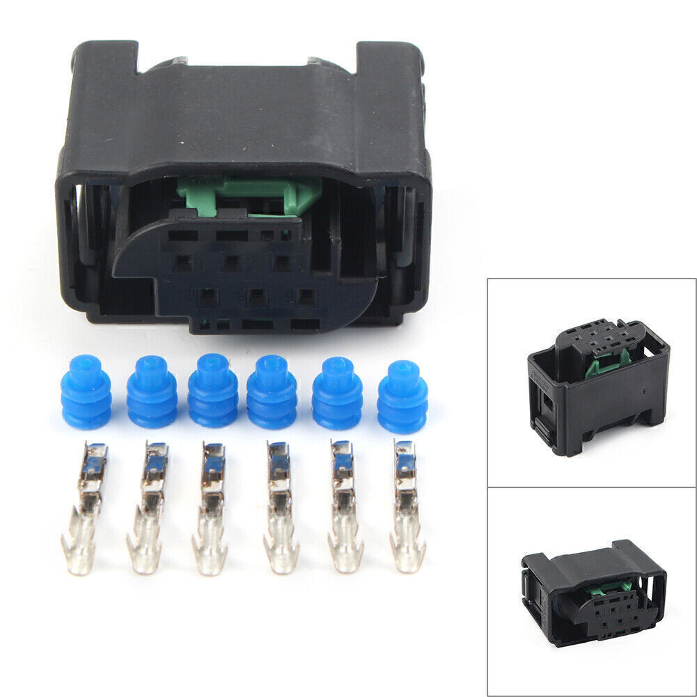 ya 27 7.20 Fit Electronic Throttle Body Plastic 1 Connector w/6 Pins and 6 Seals Set