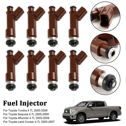 ya 1 8.12 baidi 8PCS Fuel Injector 23250-50060 for TUNDRA SEQUOIA 4RUNNER for GX470 LX470 4.7L